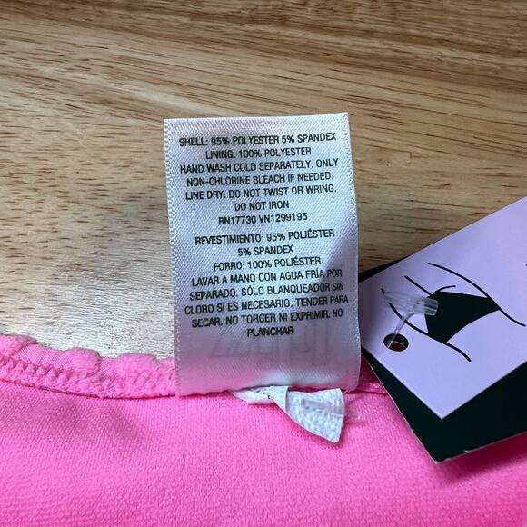 Wild Fable Women's Pink Terry Wavy Textured Bikini Bottom - Size XL - NWT - Picture 9 of 9